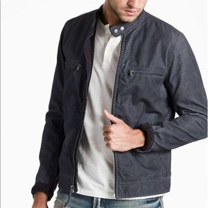 canvas moto jacket